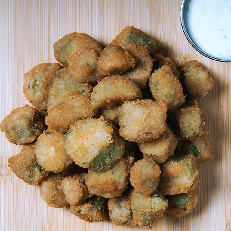 Fried Okra Delights