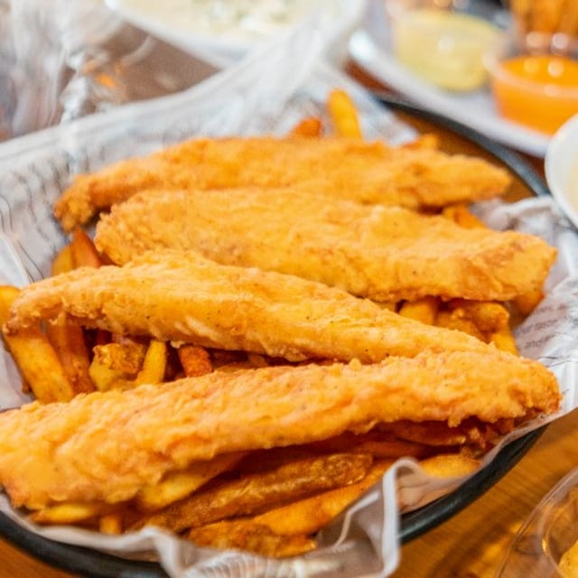 Fried Tilapia Basket.